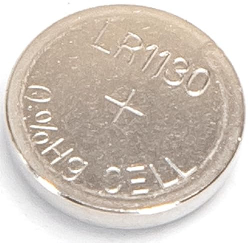 Pila de botón 1.5 V AG10 LR54, Pack de 4 Unidades, Ideal para Relojes, calculadoras y Juguetes.