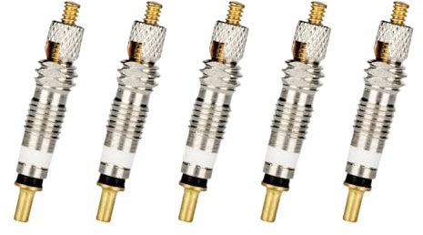 5 Stück Französische Ventileinsätze ?Sclaverandventil Fahrradventil Adapter? Sclaverandventil Fahrradventil zur Fahrradreparatur