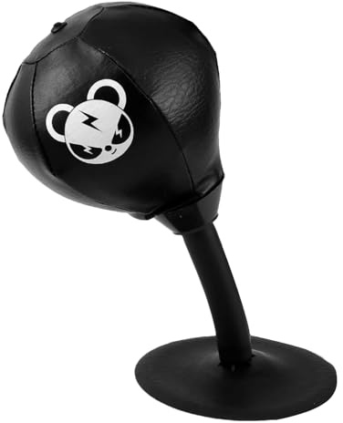 Saco de boxeo de pie de 40 cm, con , para escritorio, saco de boxeo, pelotas de velocidad, boxeo, boxeo, pelota de velocidad, del estrés, para niños, adolescentes y adultos, divertido