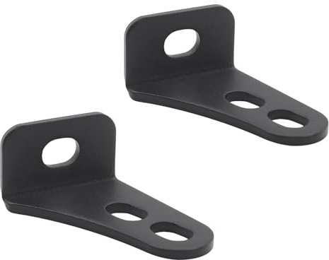 Biqing 2PCS Soporte de montaje de barra de luz moto aluminio Soporte de barra de luz universal ajustables ángulo para vehículos todo terreno, UTV, barcos, camiones, vehículos todoterreno