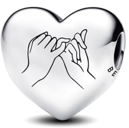PHCLASY Sempre al tuo fianco Charm Compatibili Bracciale Collana, San Valentino Rose Love Heart Ciondolo Gioielli Regali per le Donne Amici