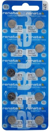 Renata 371 Watch Battery Pack of 10