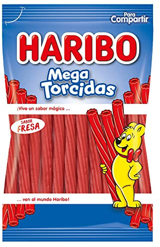 HARIBO golosinas torcidas fresa bolsa 160 gr