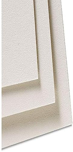 Clairefontaine 96010C Packung (mit 5 Zeichenbögen Pastelmat, 50 x 70 cm, 360 g, ideal für Trockentechniken und Pastell) Weiss