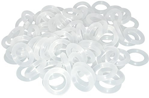Qisan Gummi-O-Ring-Dämpfer für mechanische Gmaing-Tastatur (weiß) 144 Stück