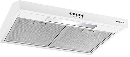 Concept OPP1260WH - Campana (135 m³/h, Canalizado/Recirculación, 60 dB, 65 cm, 70 cm, De pared)