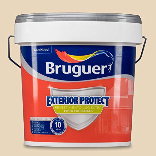 Bruguer Exterior Protect Revesimiento exterior Liso Extra Hueso 4 L