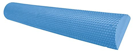 Perfeclan Eva Half Foam Roller Foam Half Roller, Massage Yoga Blocks Half Round Foam Roller, Half Roller Foam for Women Men Gym Relaxing Exercise, Blau 90 cm x 7,5 cm