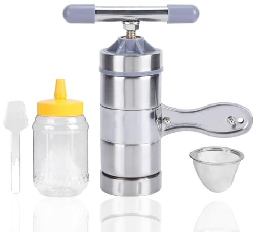 Manuale dell'estrattore di miele, macchina spremiagrumi, attrezzatura per l'estrazione del miele in acciaio inox, strumento per l'apicoltura per la produzione del miele