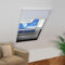 Insektenschutz-Plissee für Fenster Jalousie Aluminium 80x100 cm,Insektenschutz Plissee für Dachfenster mit Sonnenschutz & Fliegengitter Fensterdrapierung
