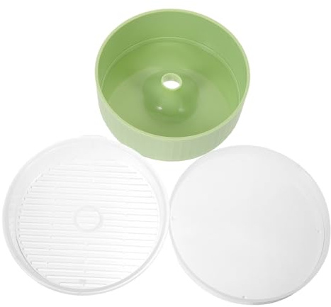 VERDANVERSE Jardinière à Herbe à Chat en Plastique Léger Vert, Boîte de Culture Hydroponique Pratique et Facile à Nettoyer pour Balcon et Jardinage Domestique