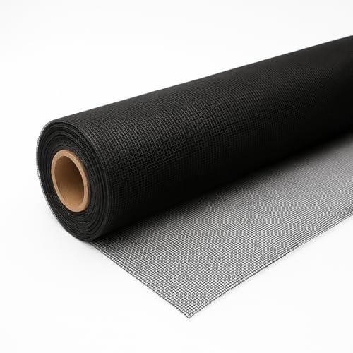 Acomoda Textil - Tela Mosquitera Recortable de Fibra de Vidrio para Ventanas y Puertas. Malla Negra Anti insectos Resistente Protección contra Moscas, Mosquitos, Arañas para Hogar. (200x300 cm)