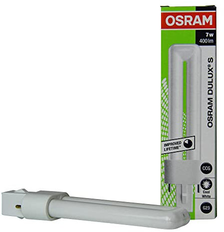 Osram 488011 Ampoule à Economie d'Energie G23 7 W