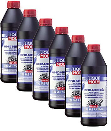 6x LIQUI MOLY 1407 Hypoid-Getriebeöl TDL SAE 75W-90 1L