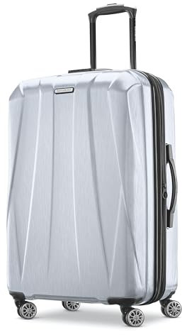 Samsonite Centric 2 Hardside Expandable Luggage with Spinner Wheels, Silver, 2-Piece Set (20/24)