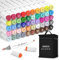 Shuttle Art 51 Colours Alcohol Markers Brush Tip, Dual Tip Art Pens and Colourless Blender, Brush & Chisel Felt Tip Pens with Case for Artists Adult Illustration Colouring Sketching Drawing