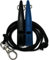 ACME Hundepfeife No. 211,5 mit Pfeifenband | Im Doppelpack | 2 Pfeifen inklusive 2 Bänder | Ideal für den Rückruf - Laut und weitreichend (Black + Snorkel Blue)