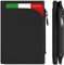 Pago-Slim Slim Wallet | Geldbeutel Herren, Wallets for Men, Kartenetui Herren, Smart Wallet Herren, Cardholder Herren, Slim Wallet mit Münzfach, Geldbörse Herren Klein, Karten Portemonnaie Schwarz