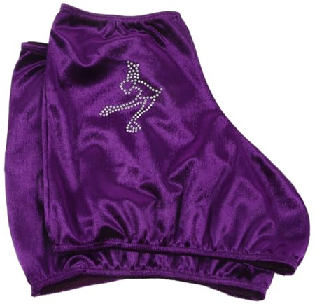 WHAMVOX Copri Pattini da Ghiaccio Elasticizzati in Poliestere Resistente, Protezioni Lavabili per Skate da Hockey Adulti e Ragazzo Ragazza, Coperture Adatte per Uso Outdoor e Pattinaggio su Pista