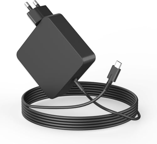 65W USB C Cargador, Portátil Conector de Alimentación, Tipo-C Rápido Adaptador Compatible con L enovo ThinkPad/Yoga, ASUS Chromebook, MacBook Air/Pro, Huawei Matebook, HP, DELL, Acer, G oogle, Xia omi