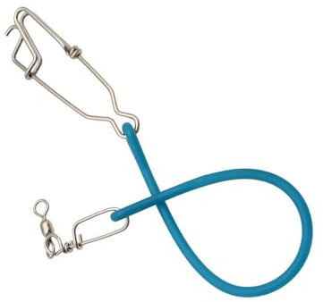 Zkydhbd Amortiguador de doble giro para pesca profunda en el mar con acero inoxidable y estructuras elásticas de cuerpo elástico, diseño de doble giro