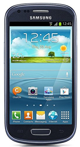 Samsung Galaxy S3 mini Smartphone débloqué 4 pouces 8 GB Android 4.1 Jelly Bean Bleu (import Europe)