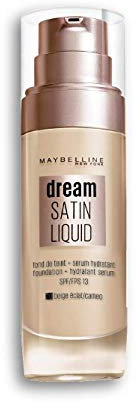 Maybelline New York - Fond de Teint Fluide Perfecteur de Teint - FPS13 - Dream Satin Liquid - Beige Éclat (20) - 30 ml