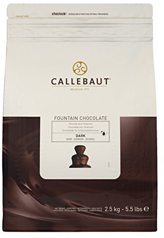 Chocolat noir Callebaut pour fontaines 2,5 kg