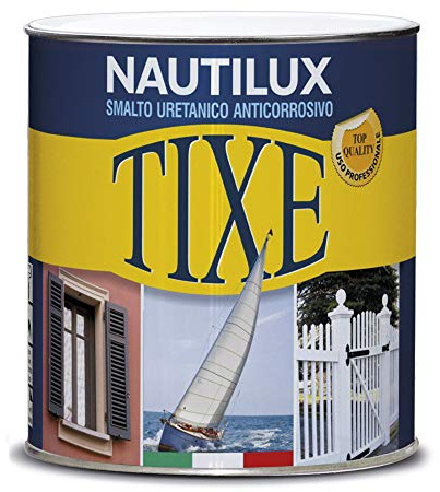 TIXE NAUTILUX Smalto Uretanico Anticorrosivo – Alta Resistenza per Legno, Metallo e Plastica, Finitura Superiore, Cinabro 25 LT
