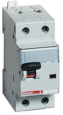 interruttore magnetotermico differenziale AC 1P+N 10A 6KA BTICINO G8813/10AC