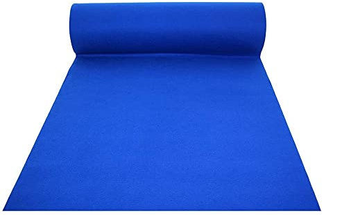 Generico TAPPETO PASSATOIA MOQUETTE CERIMONIA ESTERNO 1x50mt BLU