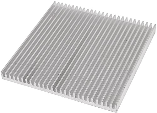 XYWHPGV Aluminium kylfläns 80mm x 80mm x 7mm för LED Power IC-transistor(0cd40 e8c51 55c0f 7af45 16eb0 8495d