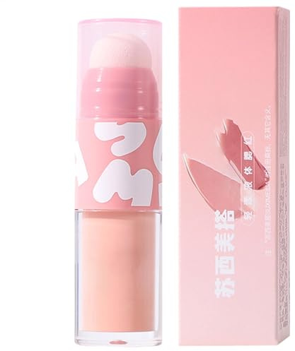 Liquid Blush - High Pigment Blush Stick - Single Color Rouge, Liquid Blusher Rouge Stick, Whitening Lasting Pure, Lightweight Matte Sculpted Look Stick For Beauty Makeup