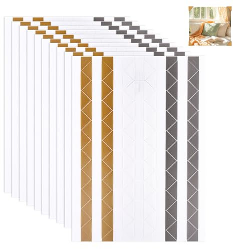 Qiimenguer Lot de 2 448 coins photo autocollants - Coins photo pour coller des photos, ranger des albums, scrapbooking, bricolage, bricolage, bords autocollants (or, argent et blanc)
