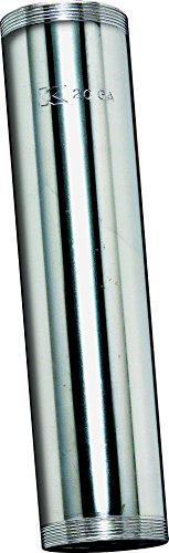 Keeney PP10CP 20 Gauge Tube Threaded Both Ends, 1-1/4 x 6, Chrome