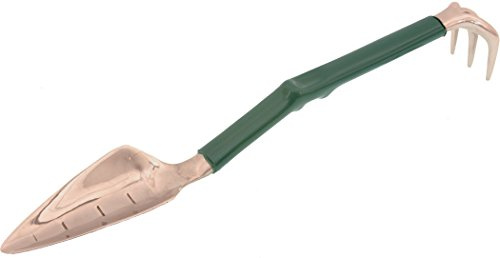 Tierra Garden Trake, Trowel and Rake Garden Hand Tool Combo, Lightweight & Durable Garden Tool with Comfortable Grip for Planting & Cultivating