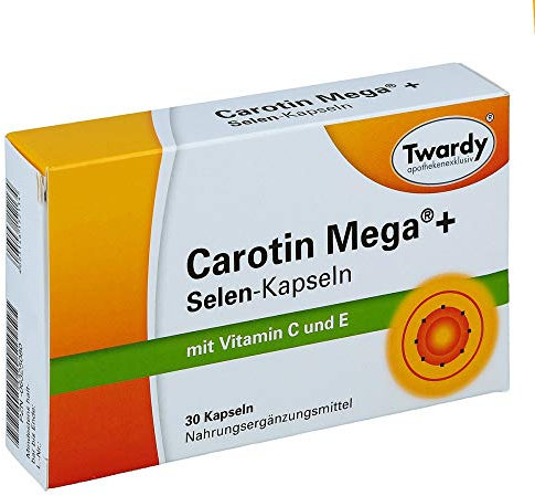 Carotin Mega+Selen Kapseln, 30 St
