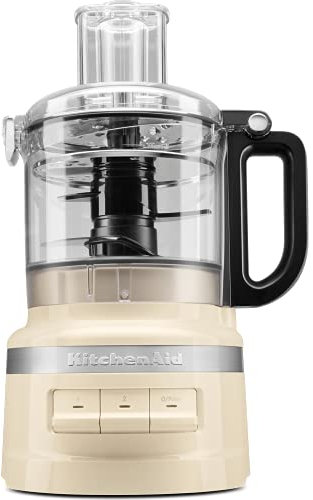 KitchenAid Robot Multifonction - Robot Cuisine avec bol étanche de 1,7 L - 2 vitesses et mode Impulsion - Accessoires résistant au lave-vaisselle - 250 W - Sans BPA - Crème