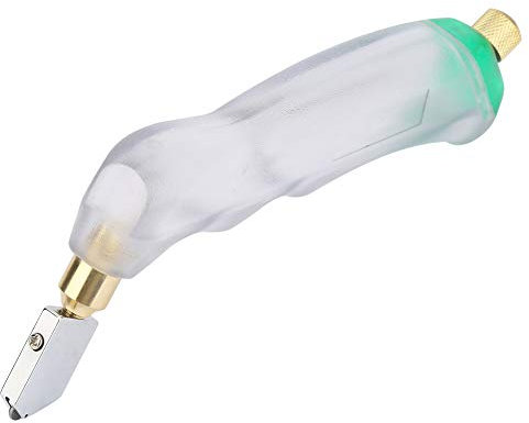 Carbure de Tungstène de Coupe-Verre D'alimentation D'Huile de Poignée de Pistolet, en Carbure Verre Cutter, Outils de Coupe de Verre Remplaçable de Roue de Coupe Professionnelle (6-12Mm