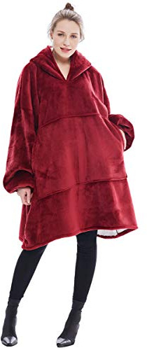 Överdimensionerad huvtröja, originalblanket-tröja, supermjuk, mysig och varm, bekväm jätte-tröja, lämplig huvtröja för vuxna, män, kvinnor och tonåringar.