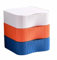 TUKA-i-AKUT [3x] Stapelbar Desktop Organizer Schubladenbox Frei Kombinierbar, Schreibtisch Storage Utensilienbox, Make-up Kosmetik Schmuck Aufbewahrungsschubladen, je 23x22x8cm TKD8610-3X Bunt