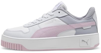 PUMA Damen Carina Street Turnschuhe, Puma White Grape Mist Puma Silver, 38 EU