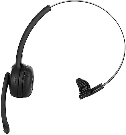 Casque Téléphonique Bluetooth, Casque Professionnel sans Fil à Oreille Unique avec Micro HD, Compatible avec Les Téléphones, Ordinateurs Portables et Tablettes
