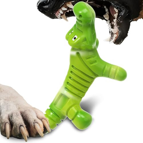 LEGEND SANDY Großes Kauspielzeug für aggressive Kauer, um sie zu beschäftigen, unzerstörbares robustes Nylon, echter Speckgeschmack, langlebiges Kauspielzeug für große und mittelgroße Rassen