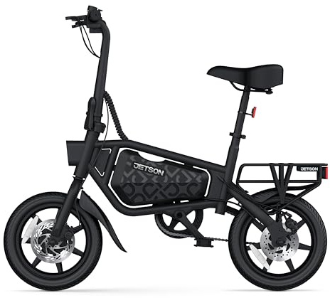 Jetson Bolt Pro Max Electric Bike, Portable Electric Bike with Carry Handles, Folding Design, and Twist Throttle, Up to 15.5 Mph, 14-Inch Tires, Age 12+
