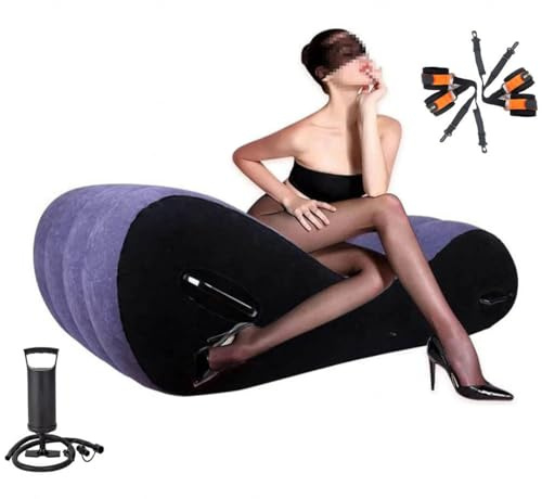 ZJZFL Canapé Gonflable Chaise Gonflable d'extérieur Portable,F-Manual