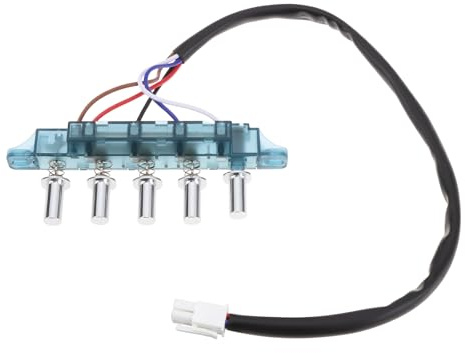 eMagTech Panel de Control de Campana Extractora de 5 Botones (12,3 X 4,7 X 2,2 Cm) para Extractor de Aire Tradicional