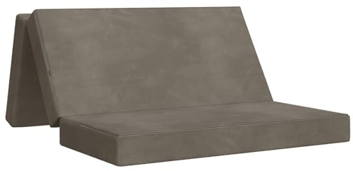 vidaXL Fällbar Soffbed 140 x 67 x 45 cm Ljusgrå