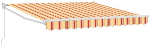 Fisinber Toldo con brazo articulado, 300 x 250 cm, color amarillo