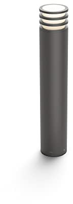 Philips Hue White Lucca Wegeleuchte für den Aussenbereich Anthrazit 806lm, dimmbar, warmweißes Licht, steuerbar via App, kompatibel mit Amazon Alexa (Echo, Echo Dot)